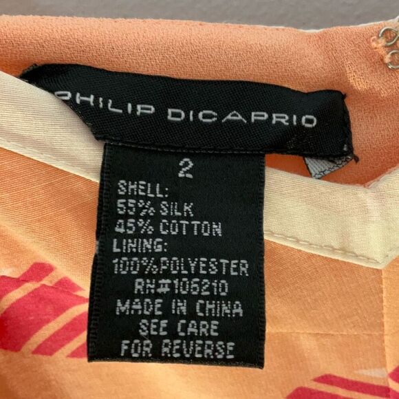 Philip Dicaprio Size 2 Sundress. Candy Print Heart Neckline. Silk/Cotton jamgirl - Picture 9 of 13